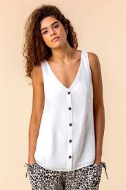 Sanctuary sleeveless top plus size 3x black white timeless stripe $79. Women S Tops Ladies Casual Going Out Tops Roman Originals Uk