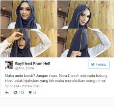 Nora, whose full name is nora danish mohd hanif, also told her critics that the owl she modelled with merely symbolised her headscarf line called owl. Tudung Baru Nora Danish Curi Perhatian