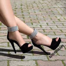 Tasli Platform Ayakkabi Heels Moda Ayakkabilar Topuklular Bayan Ayakkabi