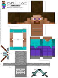 Jan 25, 2016 · hey guys swurved here! Minecraft Papercraft Steve With Diamond Armor Paper Crafts For Minecraft Print Printable Papercrafts Printable Papercrafts