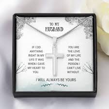 We also have gifts for a man's birthday, perfect for celebrating another year. Shineon Fulfillment Love Of My Life Artisan Cross Necklace Anniversary Gift For Husband Gifts For Husband Husband Birthday Gift Card For Husband Wife To Husband Father S Day Gift Walmart Com
