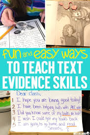 How To Teach Text Evidence Skills To Primary Readers Miss