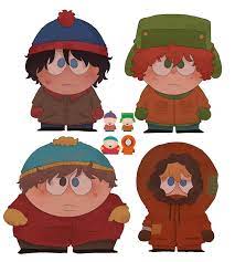 How does anybody feel about this more detailed version of the 4 main boys?  (fanart by @moonialin_) : r/southpark