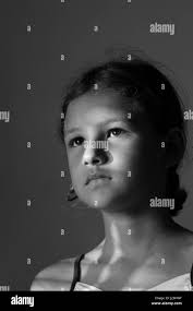 Volto di un angelo Foto e Immagini Stock in Bianco e Nero