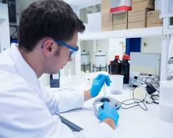 Image of Mangalore University researchers working in a laboratory