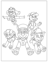 He is the leader of puppies in conducting rescue operations in the city of adventure bay. Free Paw Patrol Coloring Pages To Download Pdf Verbnow