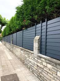 Bauen Sie So Wie Sie Es Wollen Mit Valu Hier Wurde Unser 140x8mm Lamellen Design Mit Einer Best Sichtschutz Garten Zaun Sichtschutzzaun Sichtschutz Garten