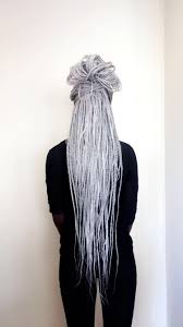 Black And White Ombre Braiding Hair White Box Braids Trancas De Cabelo Afro Cabelo Com Trancas Africanas Cabelo Com Tranca