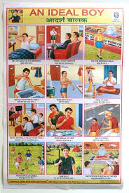 Retro Indian School Posters Ideal Boy Old Fashioned Paper Etsy Education Poster School Posters Education