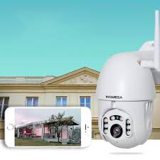 2019 New Inqmega Ptz381 Hd 1080p Ptz 360 Panoranic Waterproof Ip Camera Ir Night Version Two Way Audio Ip Camera Remote Viewing Camera