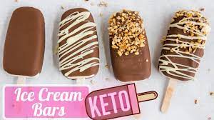 Maybe you would like to learn more about one of these? Three Ingredient Keto Ice Cream Bars The Best Creamiest Sugar Free Ice Cream On A Stick Youtube