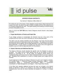 Free 11 Interior Design Contract Samples In Pdf Ms Word Google Docs Apple Pages Design consulting for new construction homes.