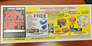 Harbor Freight 20 Off Single Item Coupon Home Depot Lowes Exp Feb 1 Lowes Coupon In 2020 Harbor Freight Tools Gas Powered Generator Free Gas