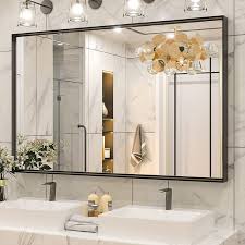 Keonjinn Black Framed Mirror For