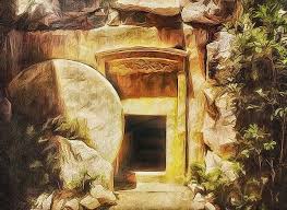 The Body Of The Dead Christ In The Tomb Analysis Empty Tomb By Gynt Art Empty Tomb Painting Empty Tomb Crucifixion Of Jesus
