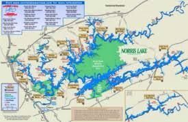 Norris Lake Maps Maps Of Norris Lake