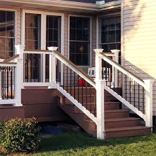 Maybe you would like to learn more about one of these? White Deck Top Deck Stair Railing Kits With Round Aluminum Balusters Traditional Verandah Baltimore By Snavely International Houzz Nz