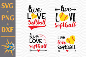 Live Love Softball Graphic By Svgstoreshop Creative Fabrica