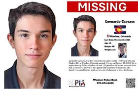 El joven regiomontano Leonardo Cepeda Cavazos, de 18 años, desapareció el  pasado 19 de octubre tras salir de su casa en Windsor Colorado en Estados  Unidos: https://www.telediario.mx/comunidad/leonardo-cepeda -piden-apoyo-localizar-joven-desaparecido-eu