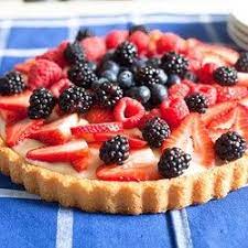 Summer Fruit Tart From Almond Breeze Recipe Fruit Tart Recipe Almond Milk Recipes Tart Recipes