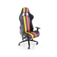 Maybe you would like to learn more about one of these? Chaise De Bureau Sport Avec Accoudoir Pu Noir Rouge Jaune Cdiscount Maison