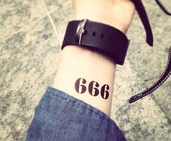Значение татуировок моргенштерна \ the meaning of morgenstern's tattoos. Tood Tattoo Sticker Wrist Position Number 666 Tattoo Pattern Tattoo Sticker 4 Pieces Shop Ohmytat Temporary Tattoos Pinkoi