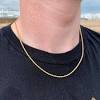 Then, divide your answer by 24, since 24k is pure gold, and multiply that answer by your chain's karat to find the price by the gram. 1