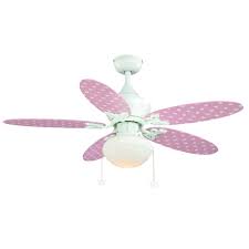 Shop Alice Children S 44 Inch Girl S Pink Daisy And White Ceiling Fan With Led Light Kit 44 In W X 20 5 In H X 44 In D Overstock 20985950