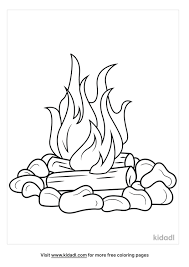 So, what causes the difference in flame colo. Fire Pit Coloring Pages Free Outdoor Coloring Pages Kidadl