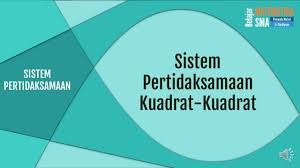 We did not find results for: 4 1 Sistem Pertidaksamaan Kuadrat Kuadrat Youtube