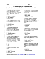 National symbols gk questions for class 3 are crafted in order to make kids aware of the objects of national importance. Groundbreaking Women Quiz Women S History Month Printable 5th 12th Grade Women In History History Quiz History