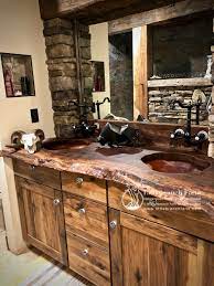 Enjoy free nationwide shipping on all modern rustic farmhouse & industrial wood furniture like our rustic brown and black bathroom cabinet, kitchen keep everything flat: Rustic Vanities Rustic Vanity Floating Bathroom Vanity Rustic Master Bathroom Rustic Bathroom Vanities Rustic Bathrooms