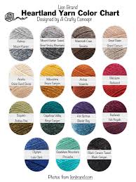 Lion Brand Yarn Free Color Charts