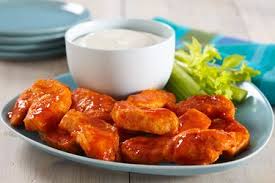 Lanieres De Poulet Buffalo Cuites A La Friteuse A Air Chaud Qu Est Ce Qui Mijote De Kraft Recipe Buffalo Chicken Kraft Recipes Air Fryer Recipes Chicken