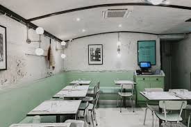 Red Deer Creates Pastel Toned Restaurant For Soho Institution Lina Stores Restaurant Concept Restaurant Layout Restaurant