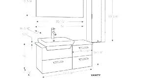 Bathroom Vanity Sizes Chart Kurzlink Co