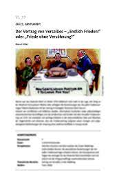 Der erste weltkrieg wurde aller propaganda, allen lügen und allen. Der Vertrag Von Versailles Endlich Frieden Oder Friede Ohne Versohnung Raabits Online