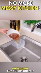 Recyclable Simple Sink Strainer Video Kitchen Gadgets Cleaning Hacks Cool Kitchen Gadgets