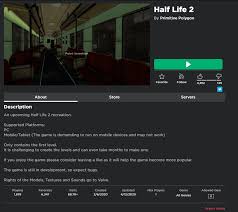 Someones Recreating Half Life 2 On Roblox Halflife