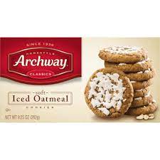 Baking archway holiday cookies : Archway Cookies Iced Oatmeal Soft 9 25 Oz Walmart Com Walmart Com