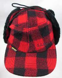 L L Bean Red And Black Buffalo Plaid Hunter S Ear Flap Cap Goretex Lining Xl Aviatortrapper Hats For Men Ear Flap Winter Hats