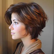 Korte Bob Kapsels met Laagjes aan de Achterkant