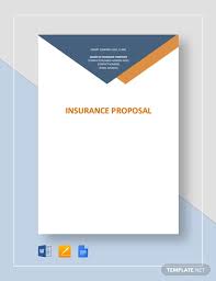 A proposal cover page is the first thing that anyone will see of your proposal. Free 11 Insurance Proposal Examples In Pdf Google Docs Pages Word Examples