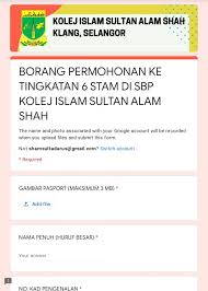Tatacara permohonan ke tingkatan 1 dan tingkatan 4 menerusi pksk 2021. Permohonan Stam Kisas 2021 Kolej Islam Sultan Alam Shah Kisas Keptennews Com