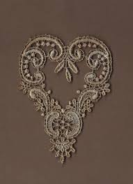 See more ideas about lace tattoo, vintage lace tattoo, vintage lace. Hand Dyed Venise Lace Applique Victorian Heart Vintage Mocha Etsy Heart Flower Tattoo Vintage Tattoo Beautiful Tattoos For Women