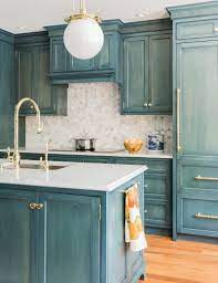 Glazed kitchen cabinets will give your kitchen an old world or antiqued look. Faux Painting Kitchen Surfaces Walls Cabinets Floors Countertops