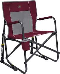 Amazon Com Gci Outdoor Freestyle Rocker Portable Folding Rocking Chair Cinnamon Sports Folding Rocking Chair Portable Rocking Chair Camping Rocking Chair