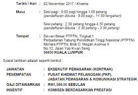 Jika anda berminat, sila baca maklumat lebih lanjut dibawah. Jawatan 0 Perbadanan Tabung Pendidikan Tinggi Nasional Facebook