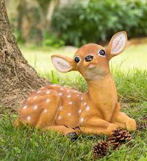 Baby Deer Garden Statue In Garden Statues Garden Statues Deer Garden Garden Figurines