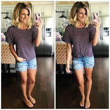 12 Summer Outfits To Wear For Work And Play Living In Yellow Camping Outfits For Women Summer Outfits Summer Outfits Women